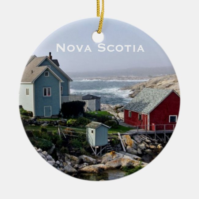 Nova Scotia Landscape Ornament