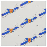 Nova Scotia map crest custom fabric