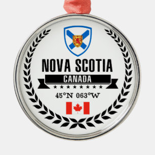 Nova Scotia Metal Ornament