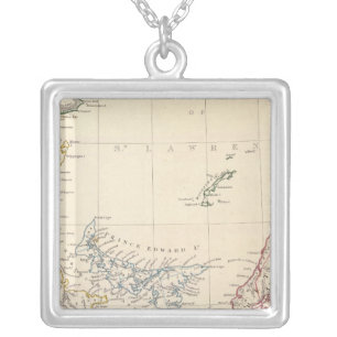 Nova Scotia, NB, Lower Canada Silver Plated Necklace