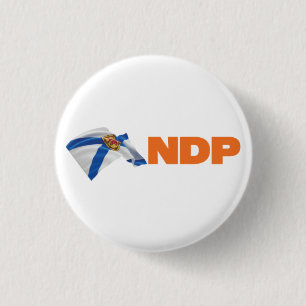 Nova Scotia NDP Logo Pinback Button
