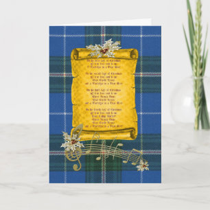 Nova Scotia Original Provincial Tartan Card