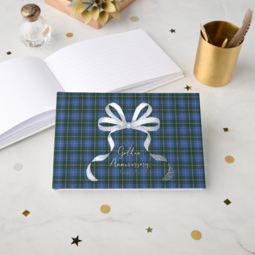 Nova Scotia Provincial Tartan Foil Guest Book