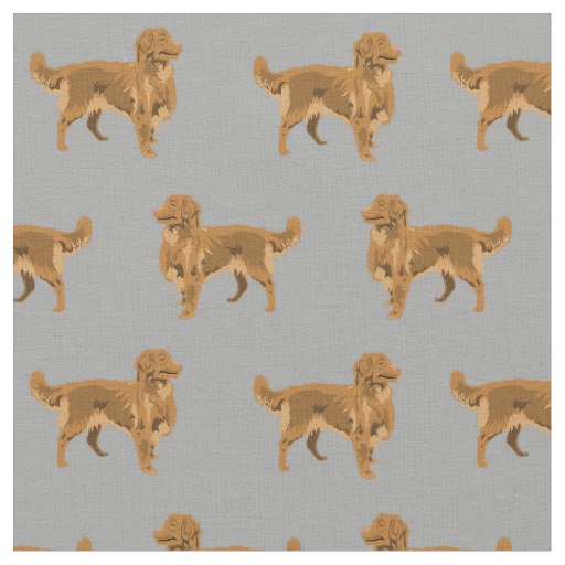 nova scotia retriever dog grey fabric