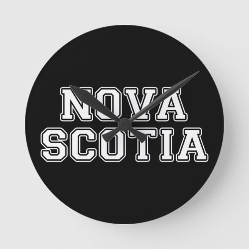 Nova Scotia Round Clock
