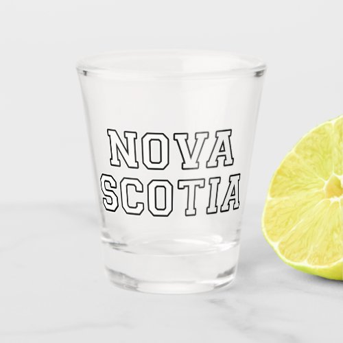 Nova Scotia Shot Glass
