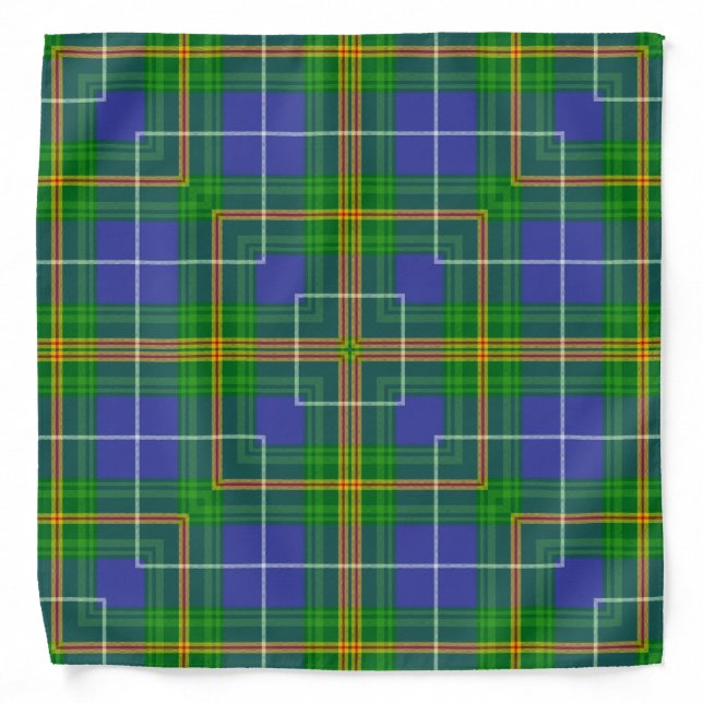 Nova Scotia Stylized Tartan Bandana (Front)