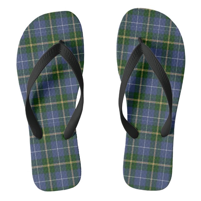 Nova Scotia Tartan flip flops (Footbed)