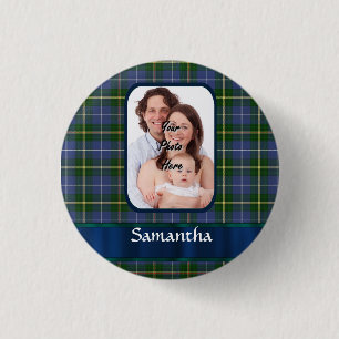 Nova Scotia tartan Pinback Button