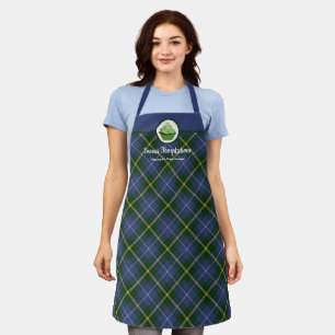 Nova Scotia Tartan Plaid Cupcake Bakery Medium V2 Apron
