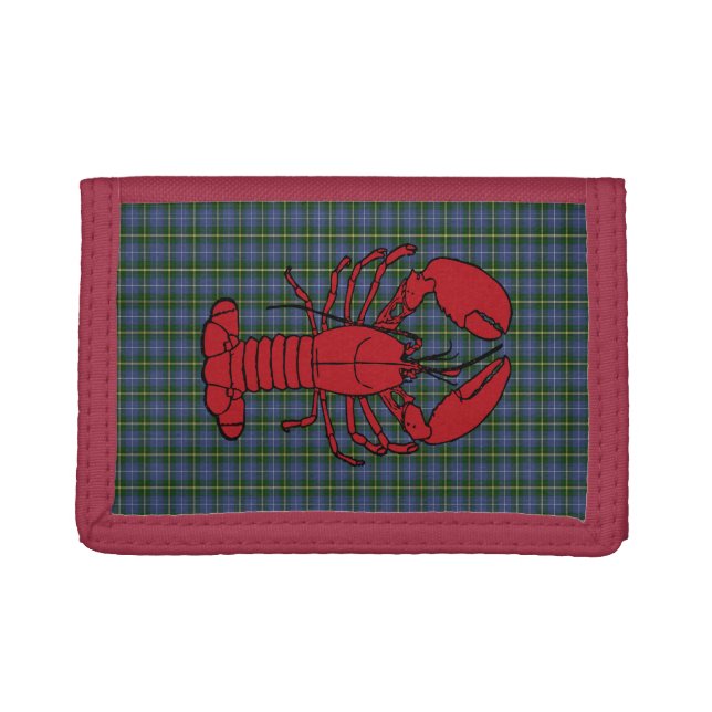 Nova Scotia Tartan Wallet lobster (Front)