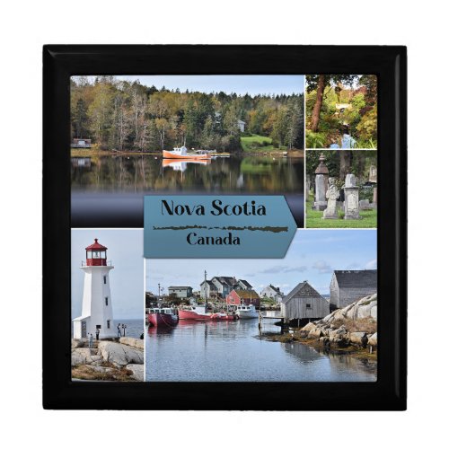 Nova Scotia Travel Poster Gift Box