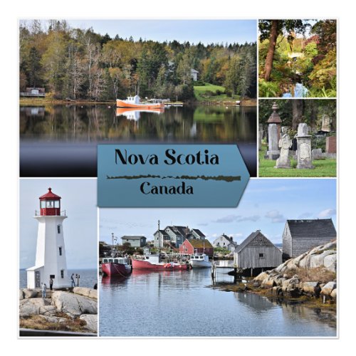 Nova Scotia Travel Poster Photo Print