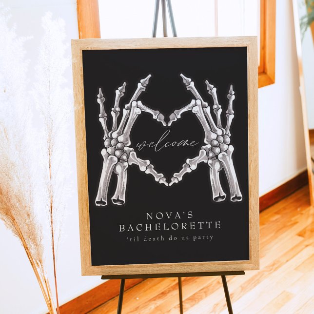NOVA Skeleton Heart Hands Bachelorette Welcome Poster (Creator Uploaded)