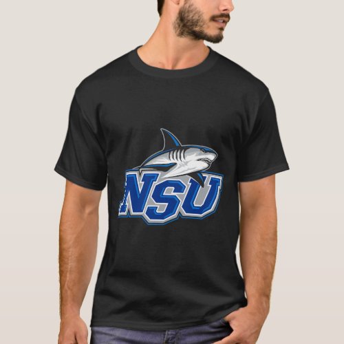 Nova Southeastern Sharks Icon Officially Licensed T_Shirt