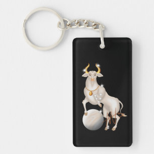 Nova Taurus Venus Zodiac Keychain