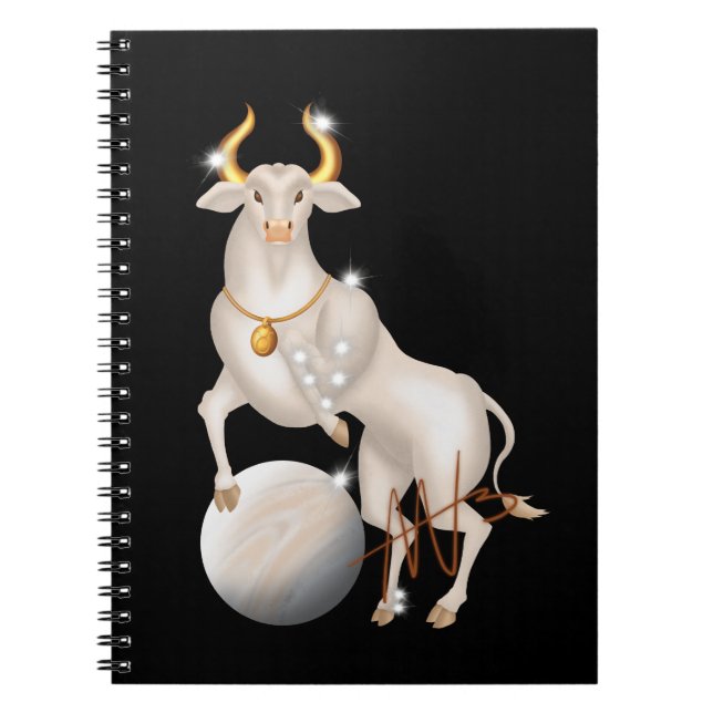 Nova Taurus Venus Zodiac Notebook (Front)