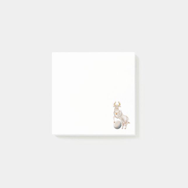 Nova Taurus Venus Zodiac Post-it Notes (Front)