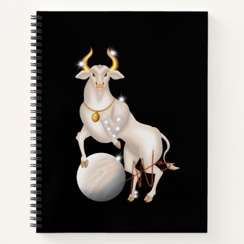 Nova Taurus Venus Zodiac Spiral Notebook