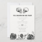 NOVA Til Death Gothic Skull Black Floral Wedding I