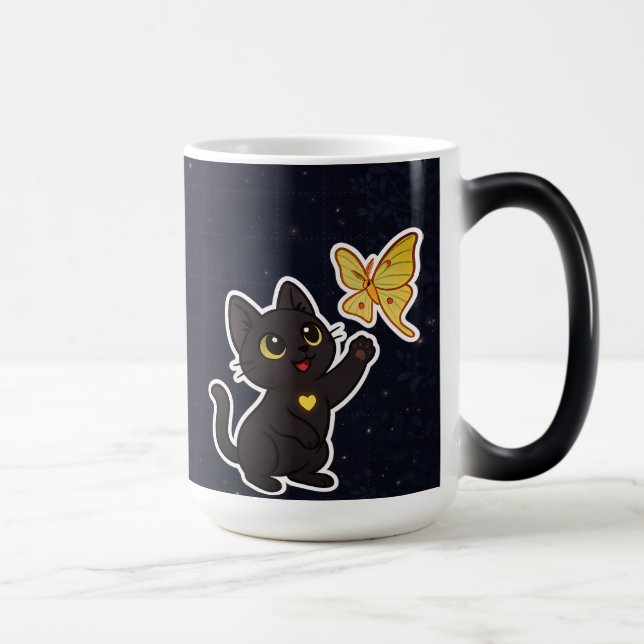 #NovaCatAdventures  and Lunar Moth Frolics Mug (Right)