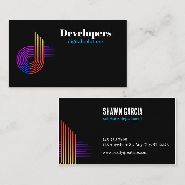 NovaCode Digital Solutions Business Card (Front/Back)