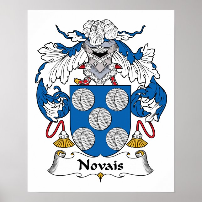 Novais Family Crest Poster (Front)
