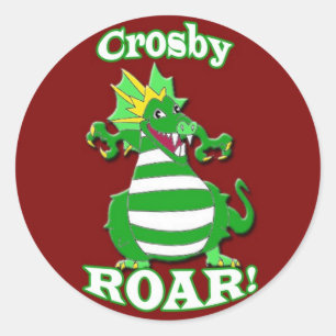 NovakDragonFinal Classic Round Sticker