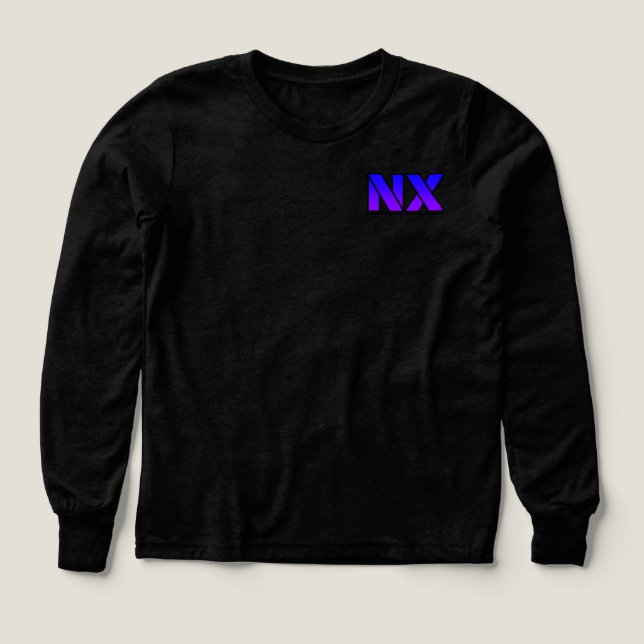Novarix long-shirt for young children Tri-Blend shirts (Design Front)