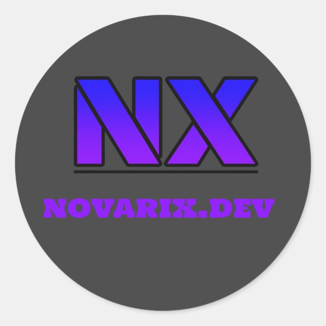 Novarix sticker black (Front)