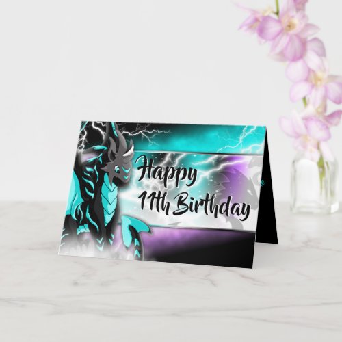 Novastorm Dragon Birthday Card