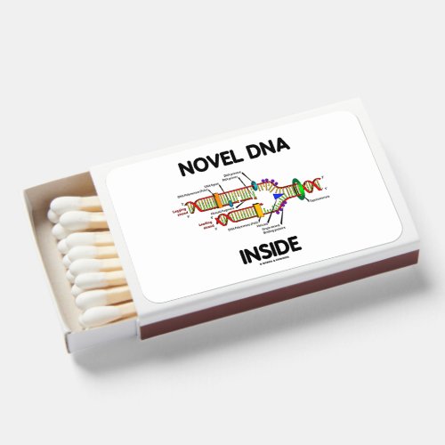Novel DNA Inside Genetics Humor Matchboxes