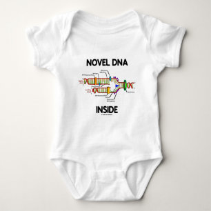 Novel DNA Inside (Molecular Biology Humor) Baby Bodysuit