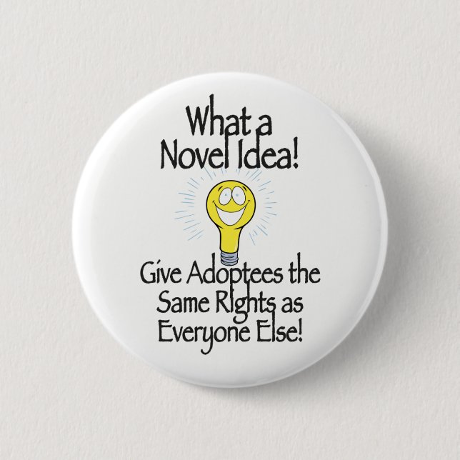 Novel Idea Button (Front)