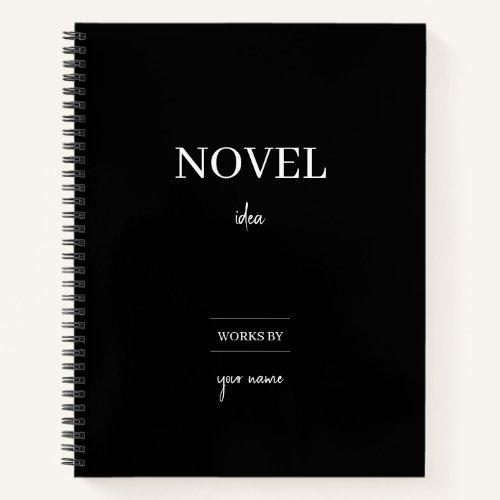 Novel Idea Personalized Notebook