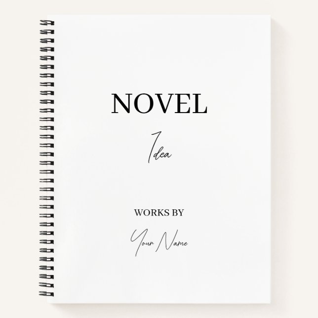 Novel Idea Personalized Notebook (Front)