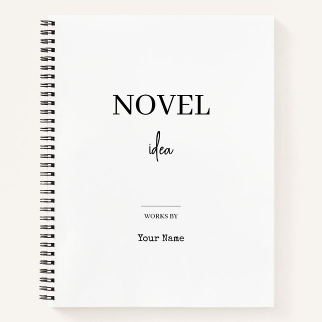 Novel Idea Personalized Notebook (Front)