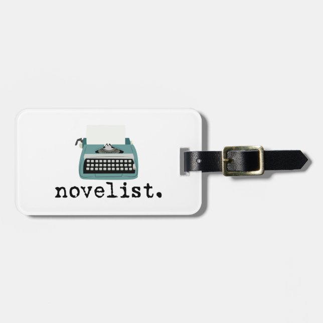 Novelist Luggage Tag (Front Horizontal)