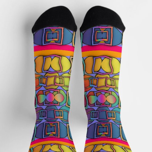 Novelty Abstract Socks