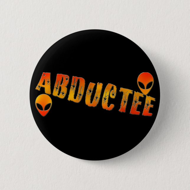 Novelty Alien Designs Pinback Button (Front)