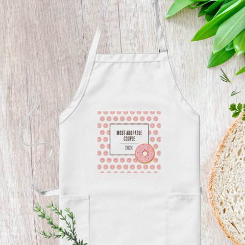 Novelty apron  Most adorable couple