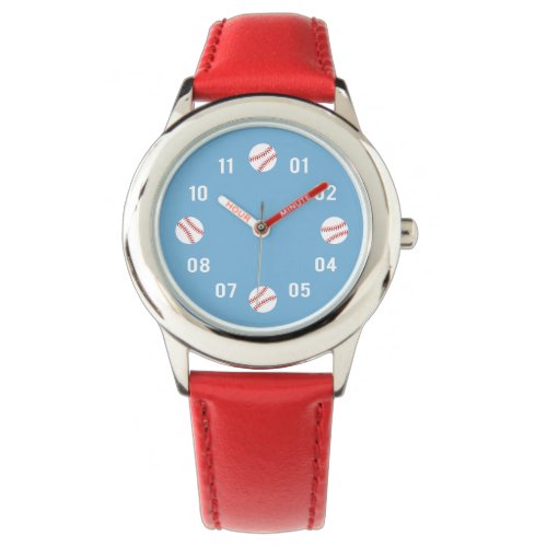 Novelty Baseball Theme Kids Watch