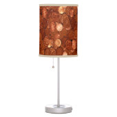 Novelty Copper Coins Table Lamp (Right)