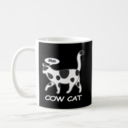 Novelty Cow Cat Fun Cat Tee Novelty Cat Lovers Gif Coffee Mug