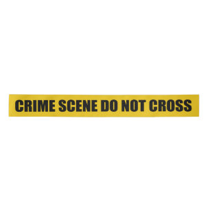 Novelty Crime Scene Do Not Cross Satin Ribbon