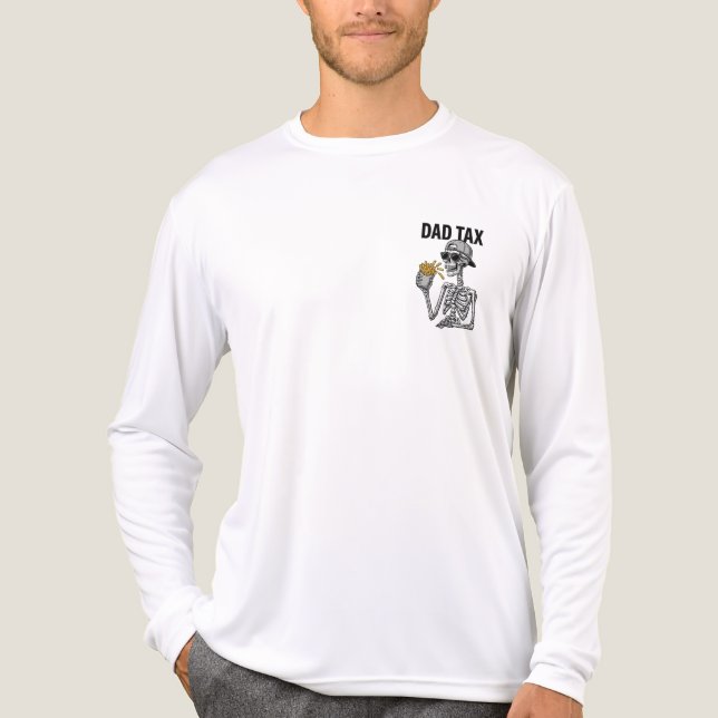 Novelty Dad tax  gift for dad's  Tri-Blend Shirt (Front)