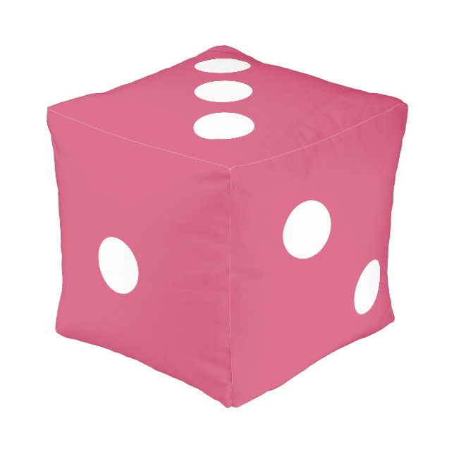 Novelty Dice Pouf (Angled Front)