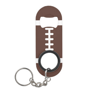 Novelty Football Keychain Bottle Opener