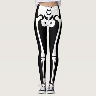 Novelty Fun Halloween Skeleton Legs
