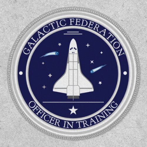 Novelty Galactic Federation Officer in Training Patch